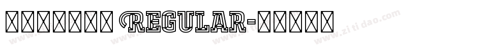 叶根友唐楷卡黑 Regular字体转换